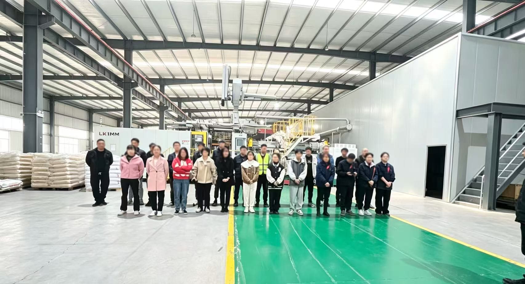 PAIYI production team inside the workshop